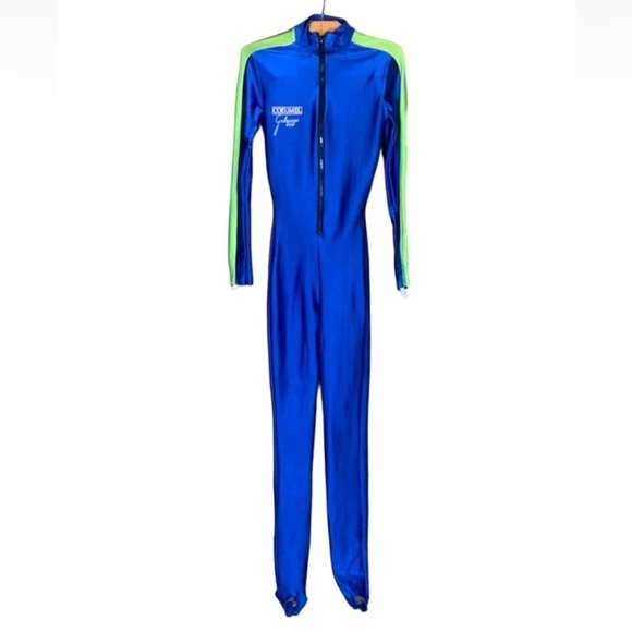 Henderson Aquatics Pants - Vintage Henderson Aquatics wetsuit Blue and green Size XS